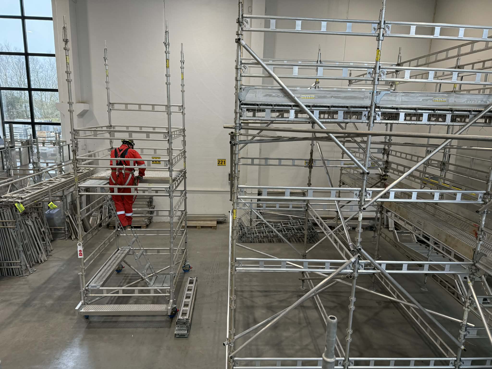 Stillaskurs over 9 meter – Praksis (§ 17-4)